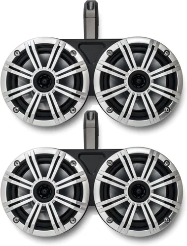 Miniatura 12 de KICKER Negro Dual Wake Tower System Charcoal 6,5" altavoces marinos RGB LED