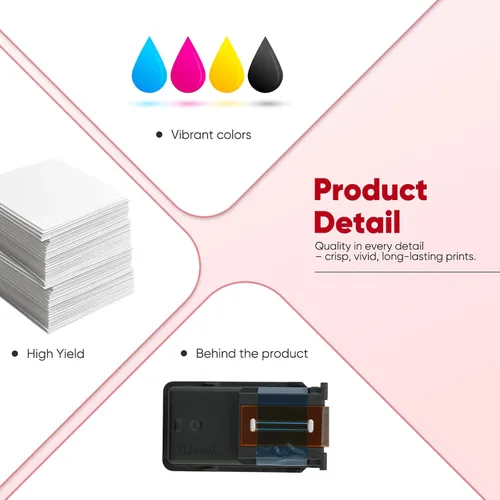 Miniatura 4 de Paquete combinado de cartuchos de tinta 245XL 246XL compatible con Canon 245 246 XL PG245 CL246 Work para Canon PIXMA MG2420 MG2522 MG2525 MG2920