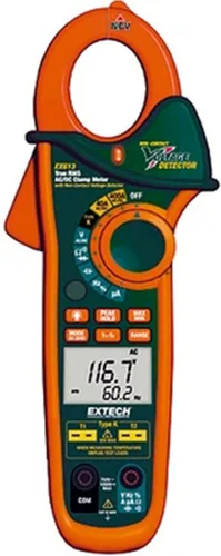 Miniatura 14 de Extech MA445 400A True RMS AC/DC Medidor de Pinza con Detector NCV, Apertura de Mordaza de 1.2 pulgadas, Pantalla Doble Retroiluminada, Multímetro