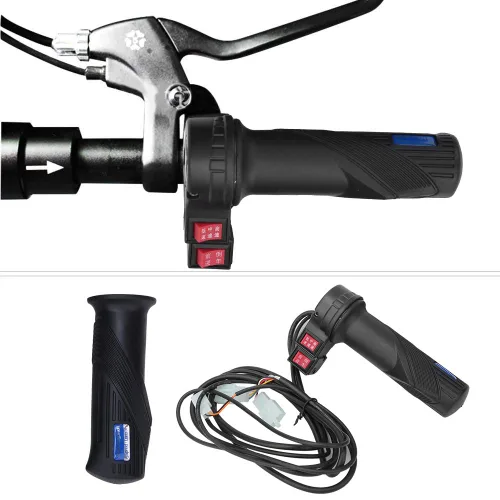 Miniatura 4 de Alomejor Agarre de acelerador de control de velocidad, engranajes de 3 velocidades, mango de gas universal para scooter eléctrico con engranaje
