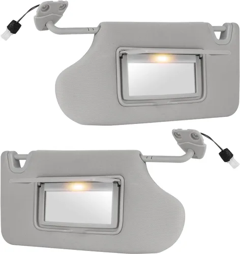 Youxmoto Visera solar del lado izquierdo del conductor y del lado derecho del pasajero para Nissan Altima 2013 2014 2015 2016 2017 2018, reemplazo