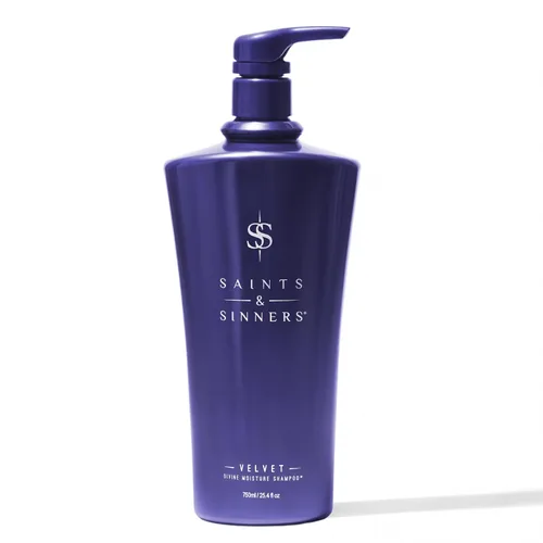 Saints & Sinners Velvet Divine Champú Humectante para Cabello Seco Dañado Coloreado Tratado - Reparación Reponer Renovar Añadir Brillo