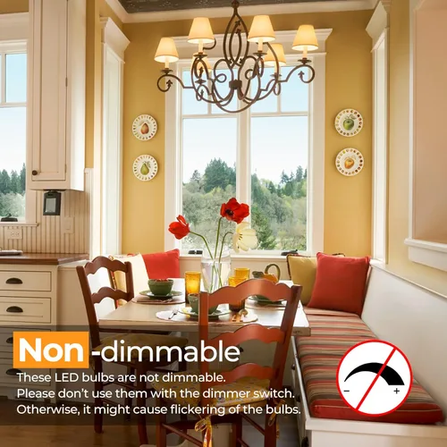 Miniatura 2 de Brightever Paquete de 4 bombillas LED Edison vintage equivalentes a 60 W, 6 W ST58 2700 K, bombillas de filamento LED antiguo blanco cálido, base