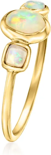 Miniatura 3 de Ross-Simons Opal 3-Stone Ring in 14kt Yellow Gold