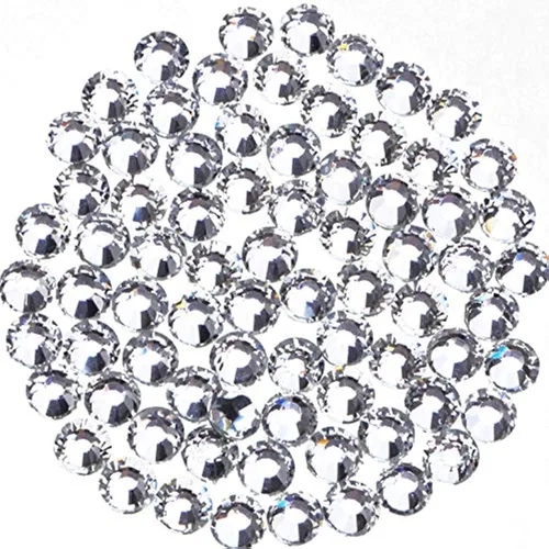 Miniatura 76 de Massive Beads 7800 vasos de hierro termoadhesivos con parte trasera plana, 5 tamaños, diamantes de imitación para hacer proyectos de bricolaje