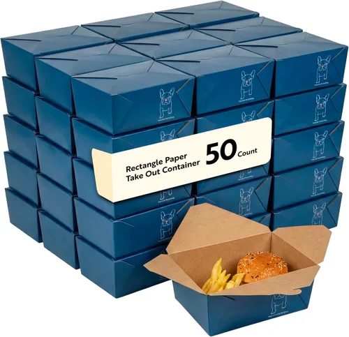 Miniatura 19 de Restaurantware Contenedor desechable para llevar, 30 oz / #1, negro