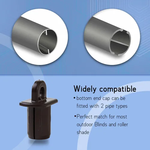 Miniatura 2 de Kit de sombreado solar y cubierta de extremo, resistente a la intemperie, adecuado para persianas enrollables Coolaroo al aire libre, persianas