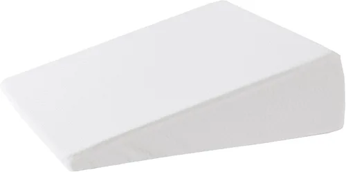 Miniatura 7 de Sleep Philosophy Almohada de espuma viscoelástica con soporte ergonómico lavable a máquina, funda extraíble súper suave, cuña blanca 22 pulgadas