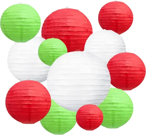 Miniatura 13 de 20 linternas de papel negras para fiestas, 6, 8, 10, 12 pulgadas, chinas, asiáticas, colgantes, redondas, para cumpleaños, bodas, Halloween