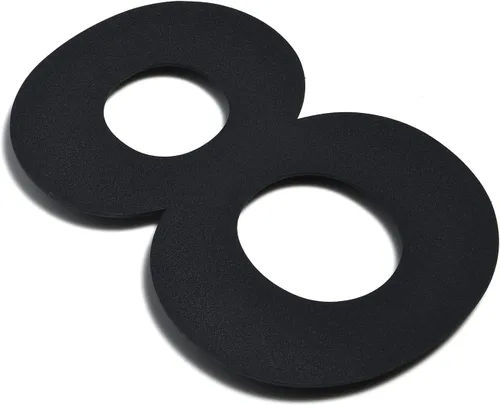 Miniatura 2 de BetLight Números de casa modernos, 8 pulgadas de alto, de acero inoxidable, flotante, número de dirección para exterior/negro/número 8