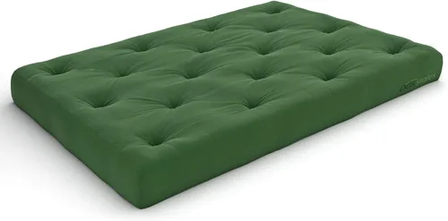 Miniatura 24 de Nirvana Futons Colchón de futón completo de 6 pulgadas, sarga azul marino, fabricado en Estados Unidos Azul marino (Navy Twill)
