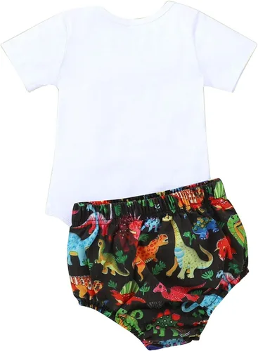 Miniatura 32 de IDOPIP Traje formal para bebé niño para el primer cumpleaños de Cake Smash con corbatín y tirantes y pantalones cortos para sesión de fotos