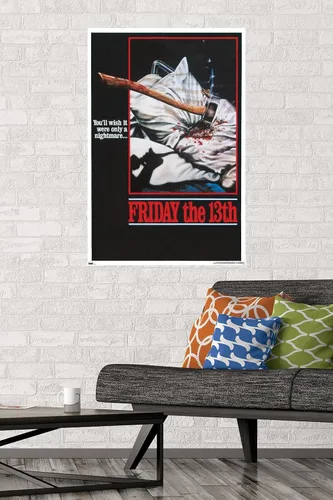 Miniatura 2 de Trends International Viernes 13 - Póster de pared de una hoja Versión premium sin marco