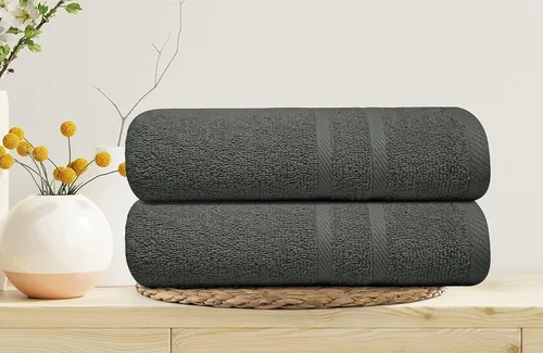 Miniatura 5 de Looperry - Juego de 6 toallas de baño pequeñas - 100 % algodón, toallas de ducha de 23x46 en 450 GSM. Toalla ligera y absorbente de secado rápido