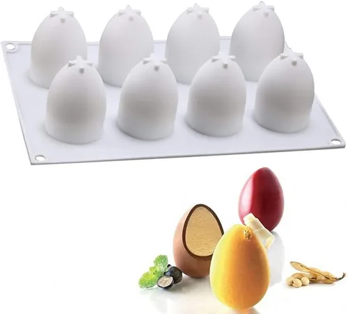 Miniatura 40 de OCPO KITCHEN Moldes de silicona para hornear pasteles de mousse, molde de postre francés para pastelería, chocolate, cupcake, molde de helado, molde