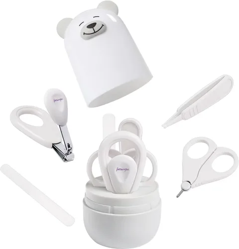 Miniatura 17 de Juego de cortaúñas para bebé, kit de uñas para bebé con bonito estuche, manicura infantil y pedicura para cuidado de la salud para recién nacidos