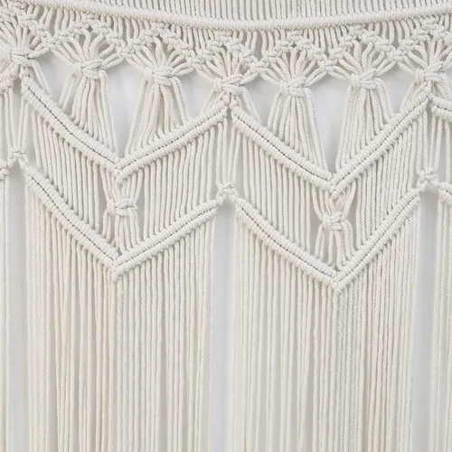 Miniatura 6 de Cortinas bohemias de macramé para puerta/puerta, divisores de habitación, 52 pulgadas de ancho x 74 pulgadas de alto