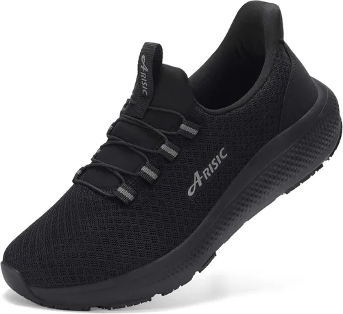 Miniatura 3 de Zapatos de trabajo antideslizantes para hombre, ligeros, cómodos, para restaurante o servicio de alimentos, tenis para caminar, zapatos