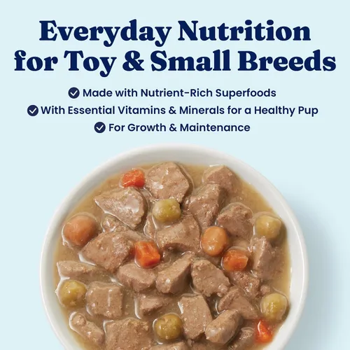Miniatura 2 de Solid Gold Lil' Boss - Comida húmeda para perros, receta de pavo y vegetales abundantes, para cachorros y perros adultos de todos los niveles