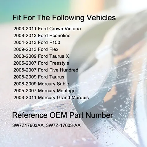 Miniatura 5 de Kit de boquillas de limpiaparabrisas delantero para Ford F150 2004-2013 Kit de reparación de manguera y chorro con manguera de fluido 3M y 6
