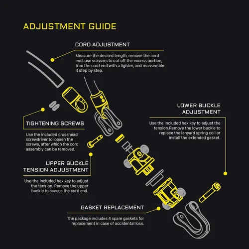 Miniatura 7 de Lanyard and Buckle Kit (7mm)