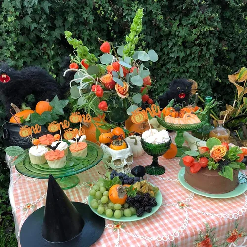 Miniatura 7 de Rsstarxi Paquete de 24 decoraciones de calabaza con purpurina para cupcakes de primer cumpleaños, decoración de pastel de calabaza para el primer