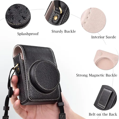 Miniatura 4 de Rieibi Funda para cámara Sony ZV1F/ZV1/Ricoh GR IV/IIIx/Ricoh III II/Fujifilm X-Half/X-HF1/Panasonic LX9 LX10 LX15/Canon G7X III / G7X II / SX740 HS