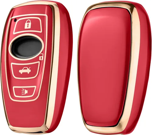 Miniatura 11 de ELOHEI Funda para llavero Subaru, accesorios para funda de llavero para Subaru Forester CrossTrek Outback WRX Ascent BRZ Impreza Legacy Premium Soft