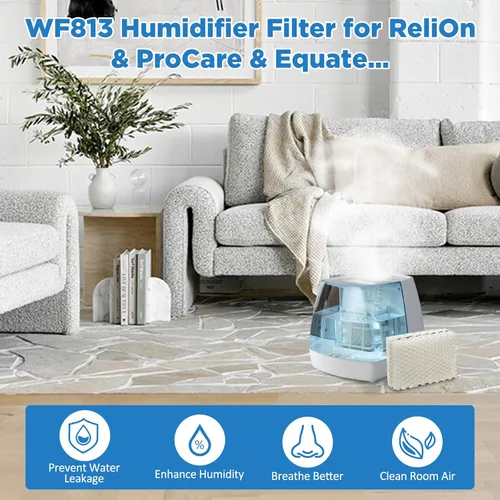 Miniatura 7 de Freeboy Wf813 Eqwf813 - Filtros humidificadores de repuesto para Equate Eqwf813 Eq-2119-Ul; Relion Rcm832 Rcm-832n; Procare Pcwf813; Protec Wf813