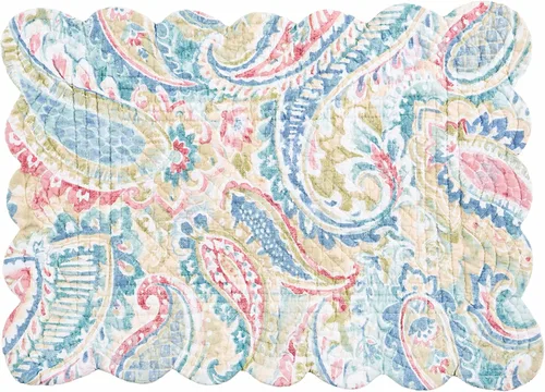 Miniatura 2 de C&F Home Maisie Mantel individual Rectangular Azul