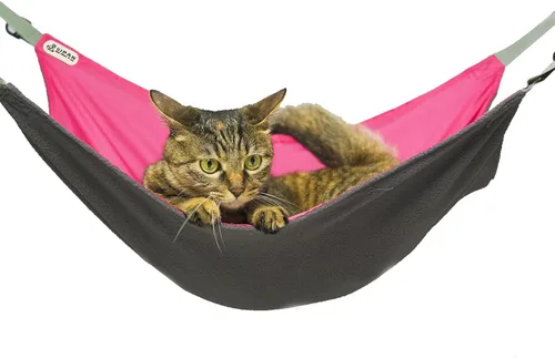 Miniatura 13 de Hamaca Extra Grande para Gatos para Jaula, Cama Colgante, Alfombra Suave Lavable para Exteriores, Almohadilla Refrescante Impermeable para Gatitos