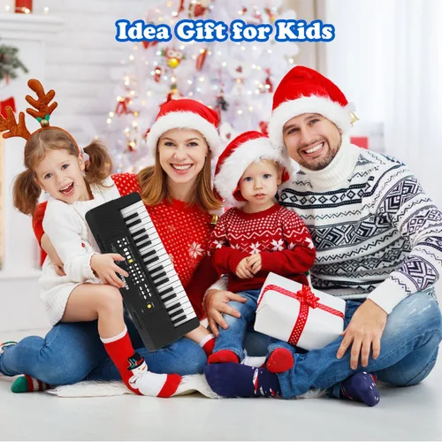 Miniatura 7 de Teclado de piano de juguete para niños, pianos eléctricos mejorados, juguetes para niños de 3, 4, 5, 6, 7, 8 años, teclados para principiantes