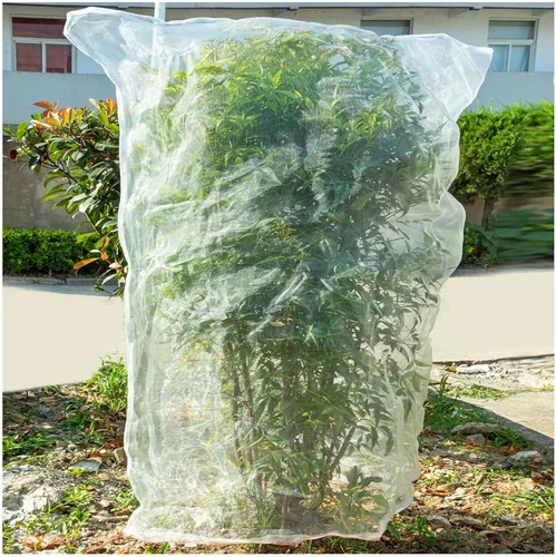 Miniatura 9 de 3 piezas de malla de barrera para plantas, malla de barrera para plantas, redes de pájaros, bolsas de barrera para verduras, frutas, bolsas