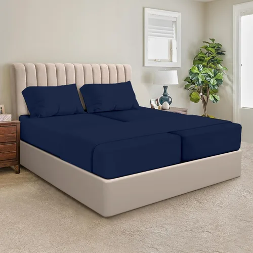 Miniatura 34 de SGI bedding Sábanas 100% algodón egipcio tamaño individual – Sábanas refrescantes, ropa de cama blanca suave y transpirable, ropa de cama de lujo