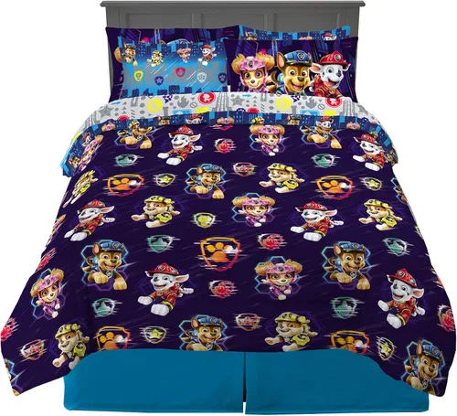 Miniatura 84 de Franco - Juego de ropa de cama para niños, edredón y sábanas supersuaves con funda de almohada, 5 piezas, tamaño individual, Jurassic World, 6A1348