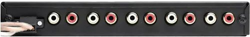 Miniatura 3 de Autotek ATEQ709 Ecualizador de audio de 4 bandas con crossover integrado de 2 vías, 9 voltios, 1/2 DIN, ecualizador de reamplificador con cruce