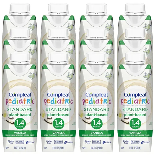 Miniatura 7 de Compleat Estándar pediátrico 1.4 Cal Suplemento oral pediátrico Vainilla 8.45 oz Cartón 24 Ct