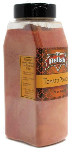 It´s Delish - Tomate en polvo gourmet totalmente natural en tarro grande de 23 onzas