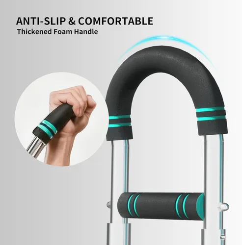Miniatura 5 de PROIRON Entrenador de brazo Twister, barra de entrenamiento de resorte ajustable, equipo de entrenamiento de pecho de tríceps de antebrazo,