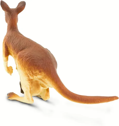 Miniatura 3 de Safari Ltd. Figura de canguro con bebé, juguete realista pintado a mano de 4 pulgadas, compañero educativo para niños, niñas y niños a partir de 3