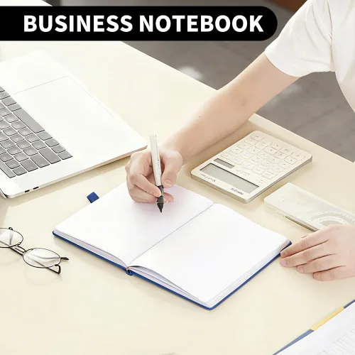 Miniatura 7 de Heture Cuadernos de tapa dura, cuadernos rayados A5 para escribir 160 páginas, 8.2 x 5.5 pulgadas, cuadernos clásicos a rayas para universidad