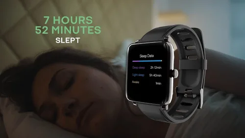 Miniatura 3 de 3Plus Vibe Lite - Reloj inteligente con monitor de actividad física integrado con monitor de frecuencia cardíaca y oxígeno en sangre, monitor