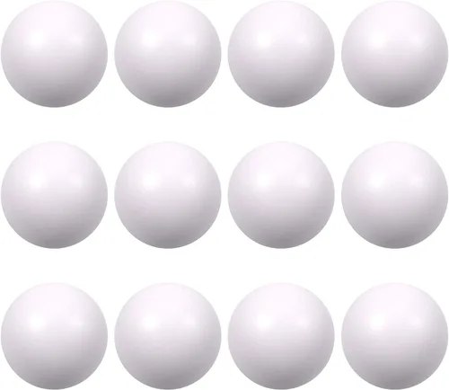 Pelotas de espuma blanca para aliviar el estrés para niños y adultos, juguetes sensoriales para aliviar la ansiedad, TDAH, autismo (blanco)