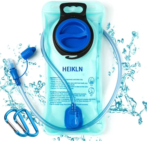 Miniatura 14 de HEIKLN Bolsa de hidratación de 1.5L-2L-3L, depósito de agua a prueba de fugas, sin BPA, bolsa de almacenamiento de agua militar, bolsa de 2L