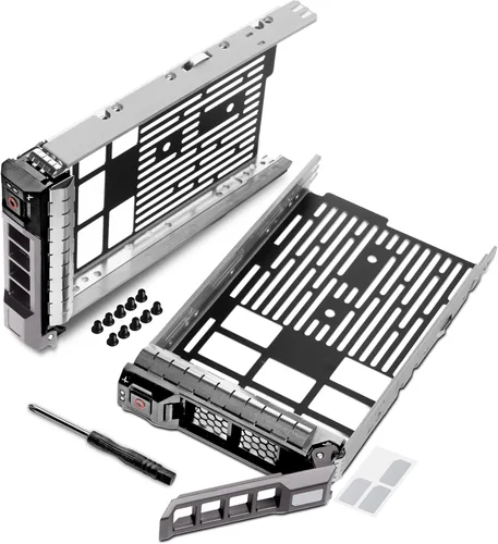 Miniatura 7 de WORKDONE Paquete de 2 unidades – Organizador para discos duros de 3.5 pulgadas – Compatible con servidores Dell PowerEdge seleccionados de 13ª a 11ª