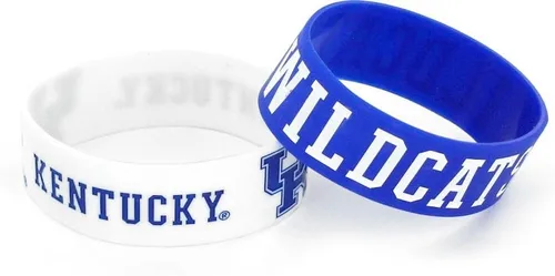 Miniatura 10 de aminco NCAA - Juego de pulseras de goma de silicona unisex para adultos, paquete de 2