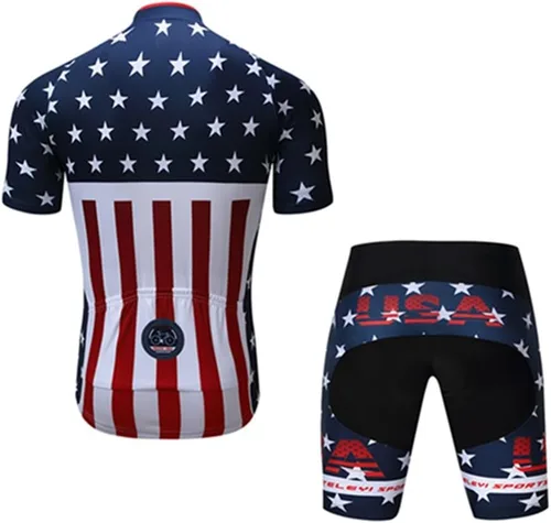Miniatura 2 de Shenshan - Conjunto de camiseta de ciclismo de manga corta para hombre