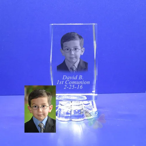 Grabado láser personalizado con foto personalizada como bautismo, boda, primera comunión, Mi Bautizo, Sweet 16, Quinceañera, Mis 15 años, Comunión