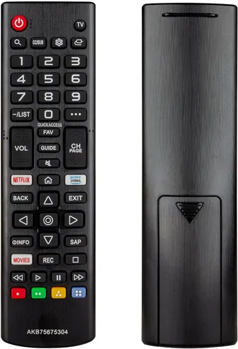 AKB75675304 - Control remoto de TV para L-G TV, repuesto para control remoto L-G para Smart TV, compatible con todos los modelos de TV L-G