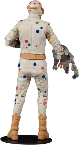 Miniatura 5 de McFarlane Toys DC Multiverse Polka Dot Man (The Suicide Squad) Figura de acción de 7 pulgadas con pieza de tiburón rey Build-A y accesorios